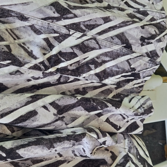 Additions by Chico's Monochrome Jungle Jacket with Silver Accents - Picture 4 of 5